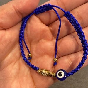💙🧿 Virgen de Guadalupe Evil Eye Bracelet 💙🧿